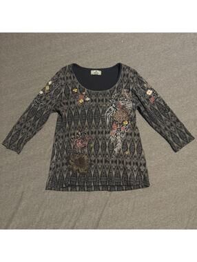 Y2K womens black long sleeve
